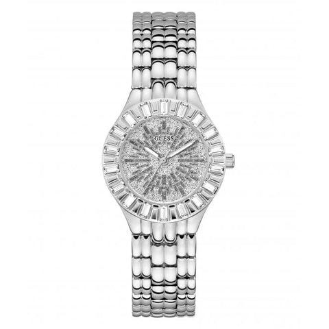 Guess Ladies Firework Silver Tone Watch GW0602L1