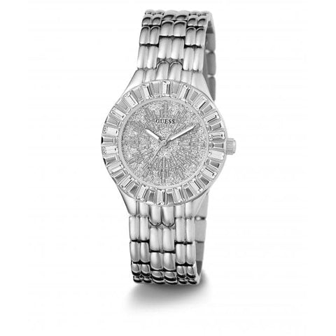 Guess Ladies Firework Silver Tone Watch GW0602L1