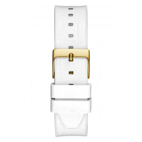 Guess Damen-Armbanduhr Fusion aus Edelstahl und Gold/Silber, GW0553L2