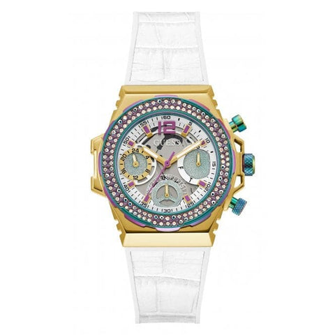 Orologio Guess Fusion da donna in acciaio inossidabile oro argento GW0553L2