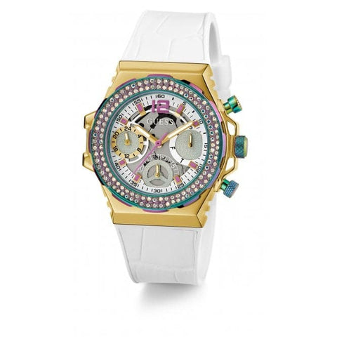 Orologio Guess Fusion da donna in acciaio inossidabile oro argento GW0553L2