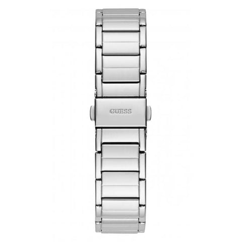 Guess Damen-Armbanduhr Fusion aus Edelstahl, Silber, GW0552L1