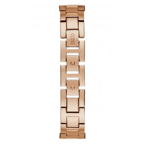 Guess Damen-Armbanduhr Gala aus Edelstahl und Roségold, GW0401L3