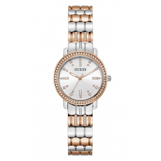 Guess Ladies Hayley 2-Tone Watch GW0612L3