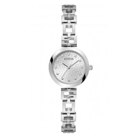 Guess Damen-Armbanduhr Lady G aus Edelstahl, Silber, GW0549L1