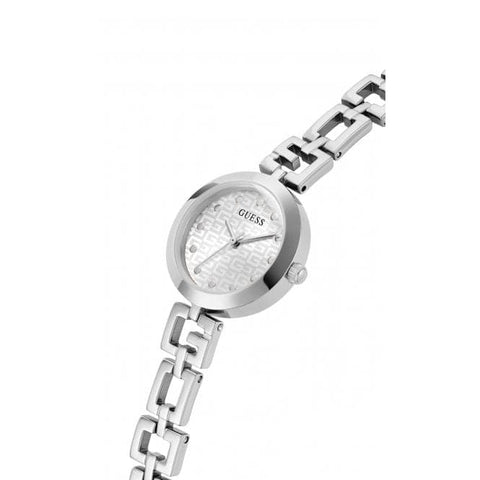 Guess Damen-Armbanduhr Lady G aus Edelstahl, Silber, GW0549L1