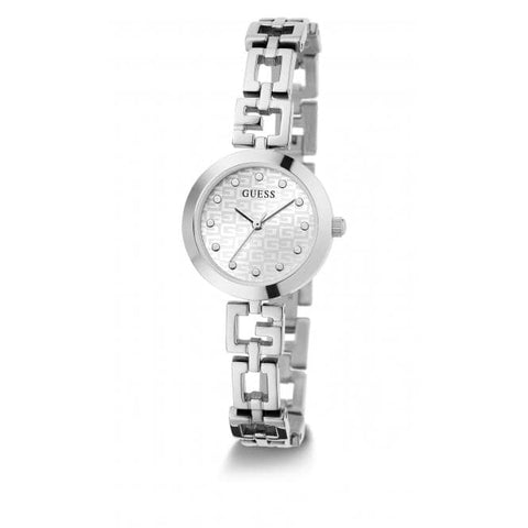 Guess Damen-Armbanduhr Lady G aus Edelstahl, Silber, GW0549L1