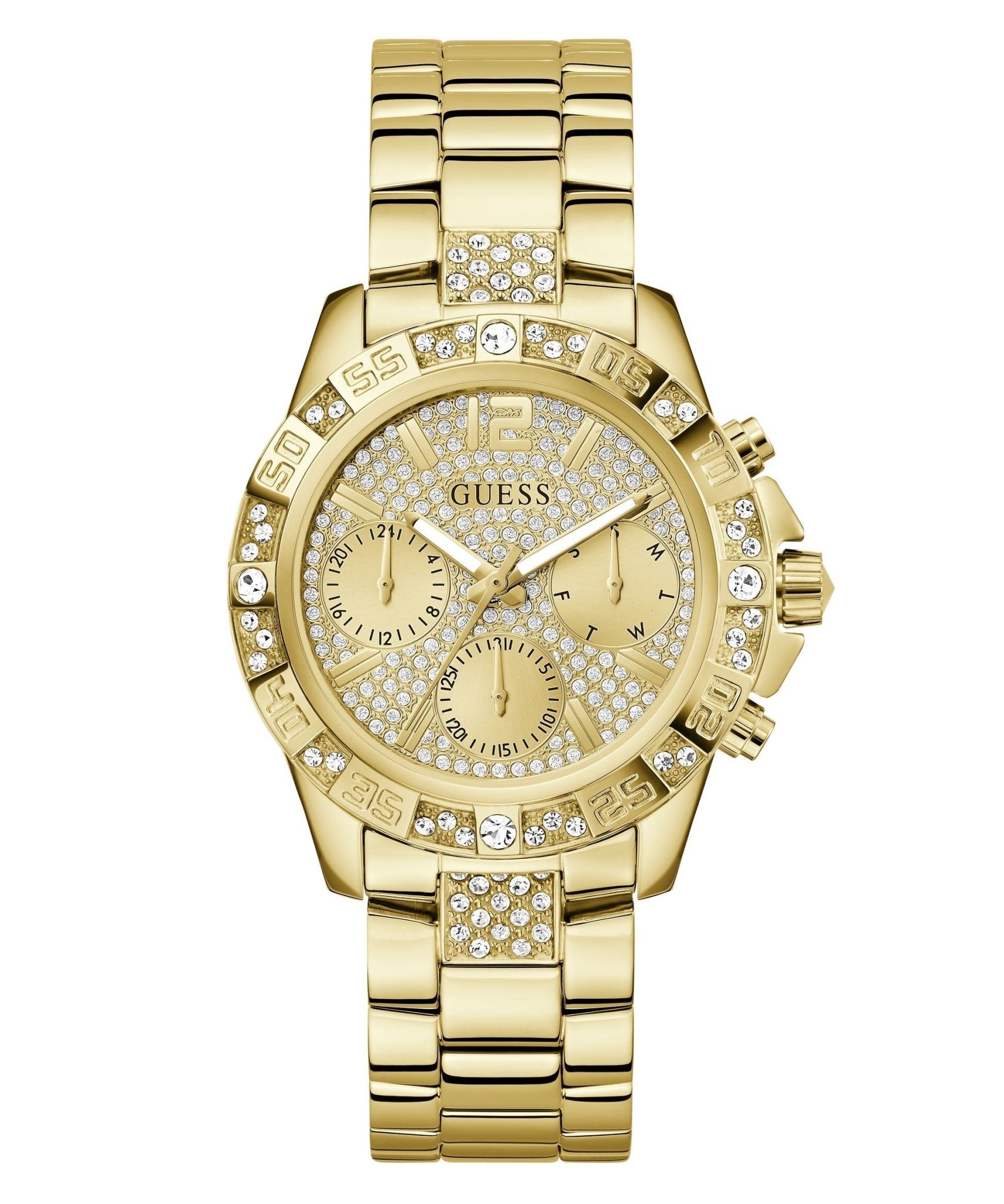 Guess Ladies Majesty Gold Tone Stainless Steel Watch GW0771L2