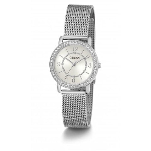 Guess Melody silberfarbene Damenuhr GW0534L1