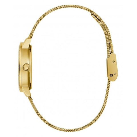 Guess Damen-Armbanduhr Melody aus Edelstahl und Gold, GW0534L2