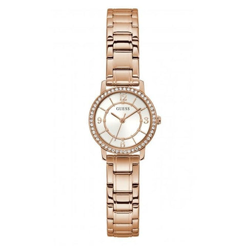 Orologio Guess da donna Melody in acciaio inossidabile e oro rosa GW0468L3