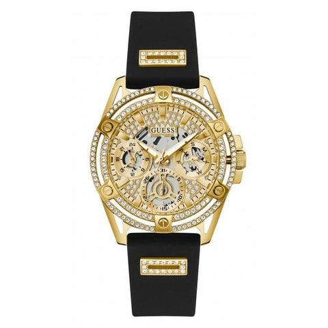 Orologio da donna Guess Queen in acciaio inossidabile e oro GW0536L3