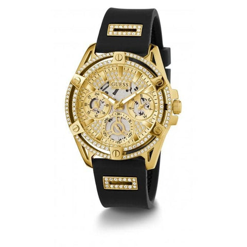 Orologio da donna Guess Queen in acciaio inossidabile e oro GW0536L3