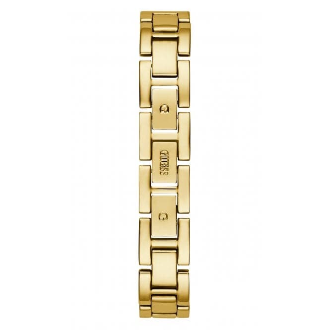 Guess Ladies Tri Luxe Stainless Steel Gold Tone Watch GW0474L2