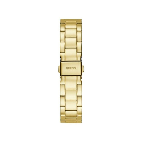 Guess Luna Damen-Armbanduhr aus goldfarbenem Edelstahl GW0307L2