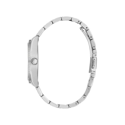 Guess Luna Damen-Armbanduhr aus Edelstahl, silberfarben, GW0307L1