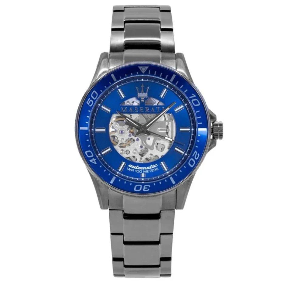 Orologio Maserati R8823140001 Sfida Automatico Uomo Blu