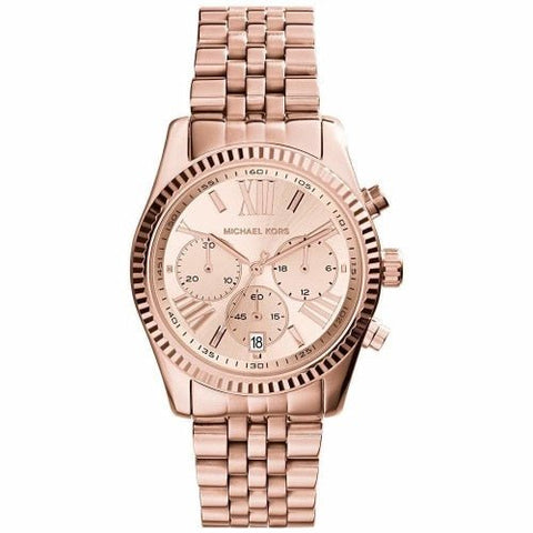 Orologio cronografo da donna Michael Kors Lexington in oro rosa MK5569