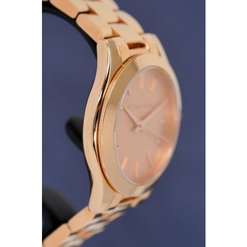 Michael Kors MK3205 Damen-Armbanduhr Mini Slim Runway in Roségold