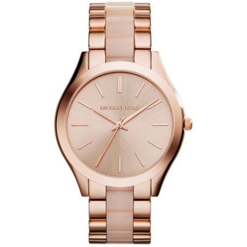 Orologio Michael Kors MK4294 da donna Slim Runway oro rosa/rosa