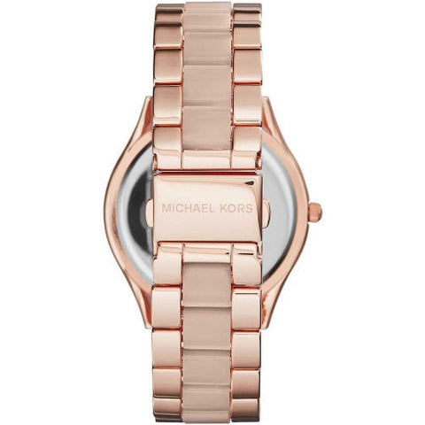Michael Kors MK4294  Ladies Slim Runway Rose Gold/Pink Watch