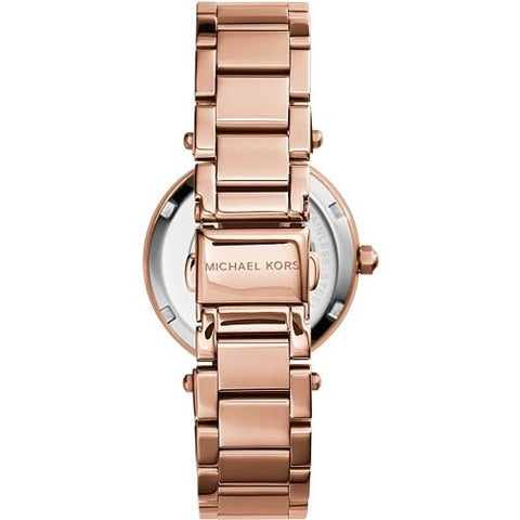 Michael Kors MK5616 Damen-Armbanduhr Mini Parker aus roségoldfarbenem Edelstahl