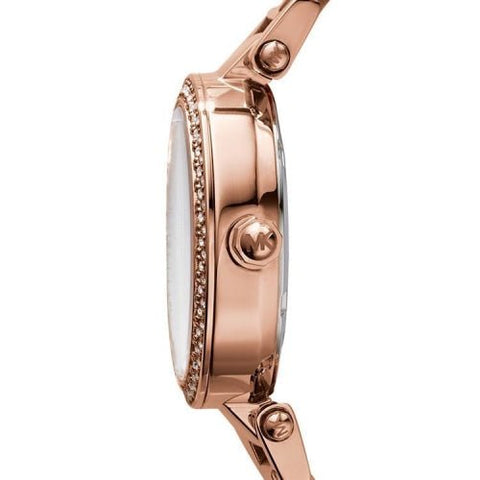 Michael Kors MK5616 Damen-Armbanduhr Mini Parker aus roségoldfarbenem Edelstahl