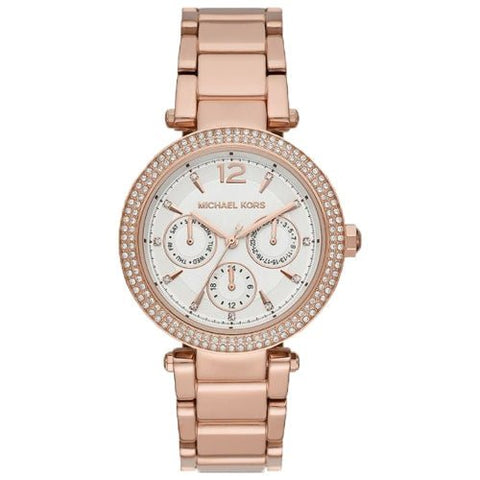 Michael Kors MK5781  Ladies Parker Rose Gold/White Stainless Watch