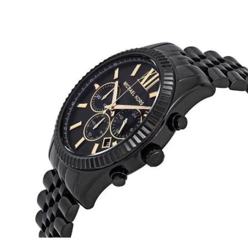 Orologio cronografo da uomo Michael Kors Lexington MK8603 nero