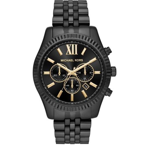 Orologio cronografo da uomo Michael Kors Lexington MK8603 nero