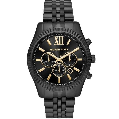 Michael Kors Lexington Herren-Chronograph MK8603 in Schwarz