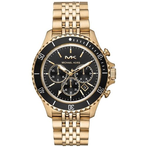 Kors Chronograph Mk Uhr Gold Schwarz Michael Kors MK8726 Men's