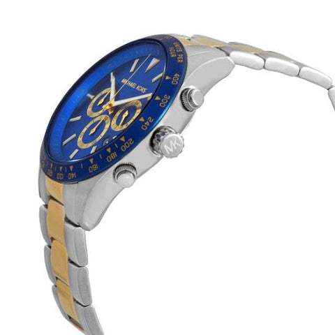 Michael Kors MK8825  Men's Layton Two-tone/Blue Chronograph Watch