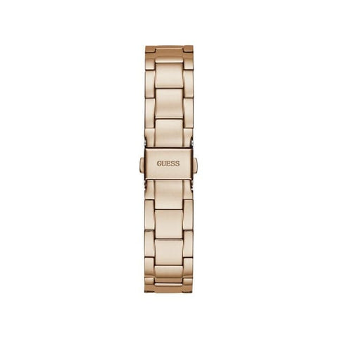 Guess Quattro Clear Damen Trend Roségold Edelstahl Uhr GW0300L3