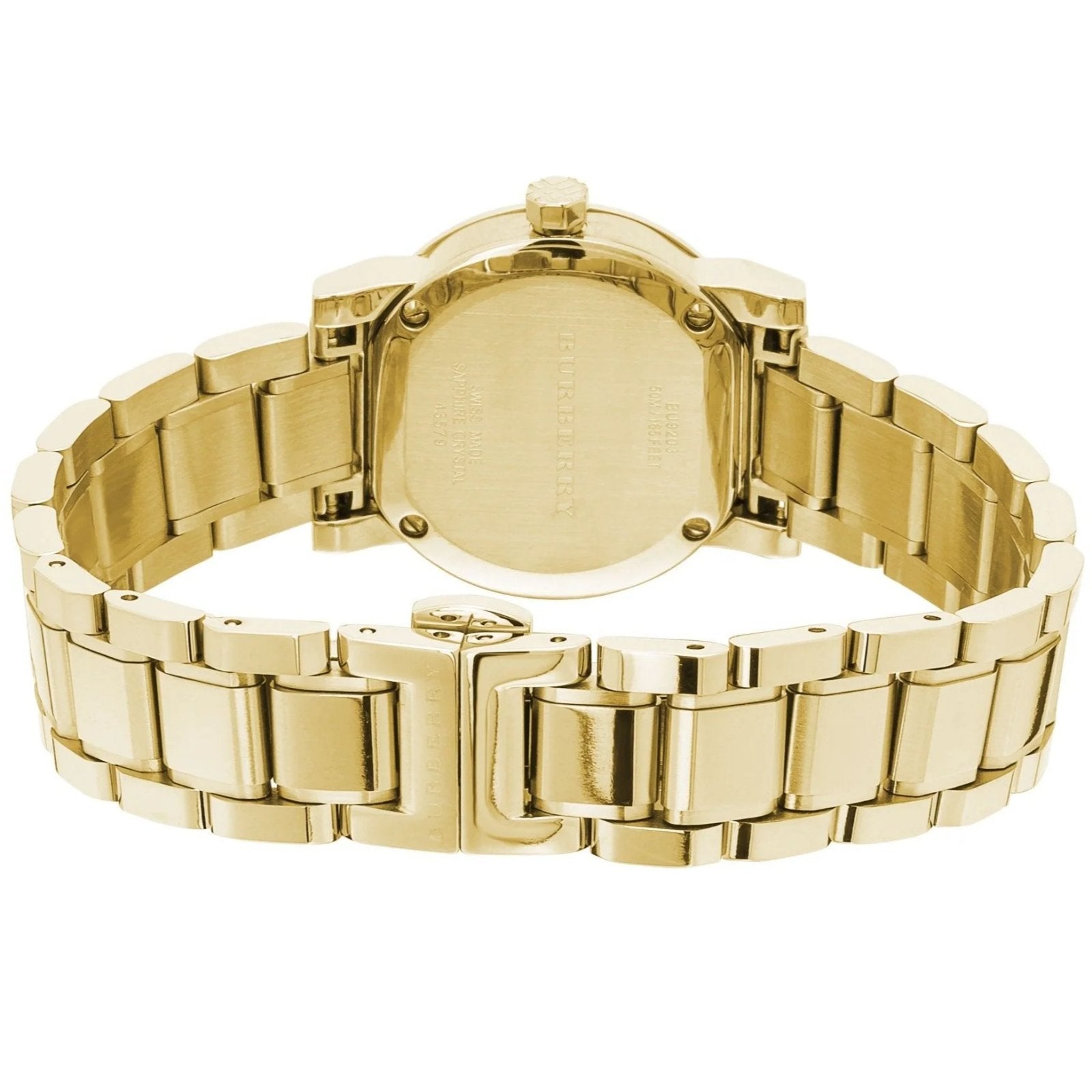 Burberry Ladies Watch The City Yellow Gold BU9203