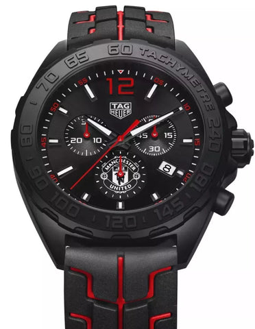 TAG Heuer Formel 1 Manchester United Special Edition Quarz-Chronograph 43 mm Herrenuhr