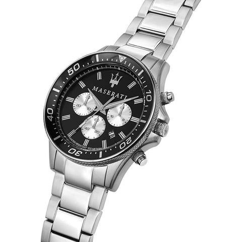 Maserati R8873640004 Sfida Chrono  Men's Silver Watch