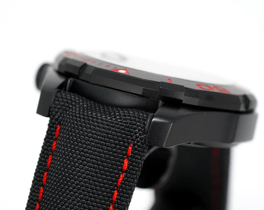 Tag Heuer Aquaracer Caliber 5 Black Dial Black Nylon Strap Watch for Men - WAY208A.FC6381