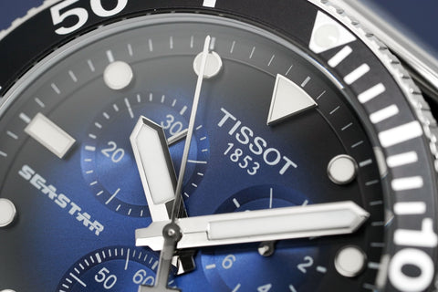 Tissot Seastar 1000 Chronograph Herrenuhr in Blau T1204171104102