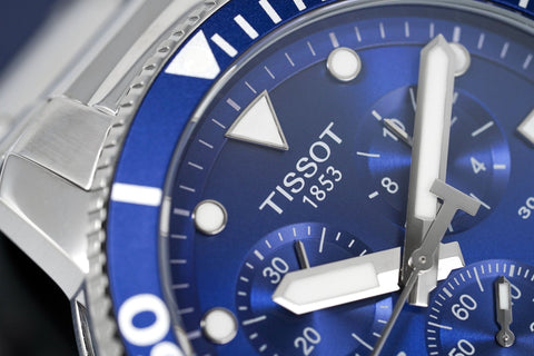 Orologio Tissot Seastar 1000 Chronograph da uomo blu T1204171104100