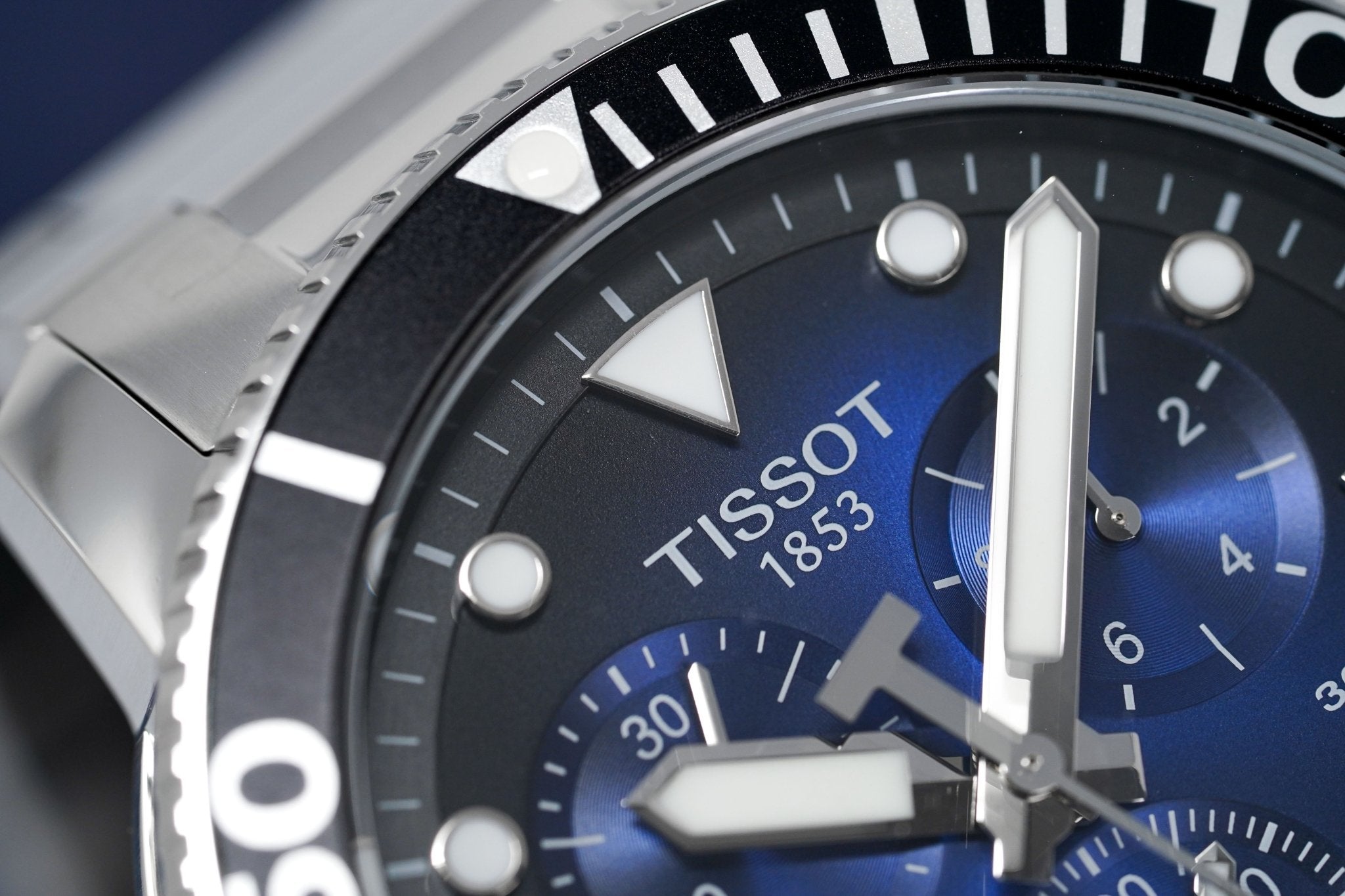 Tissot Seastar 1000 Chronograph Herrenuhr in Blau T1204171104101