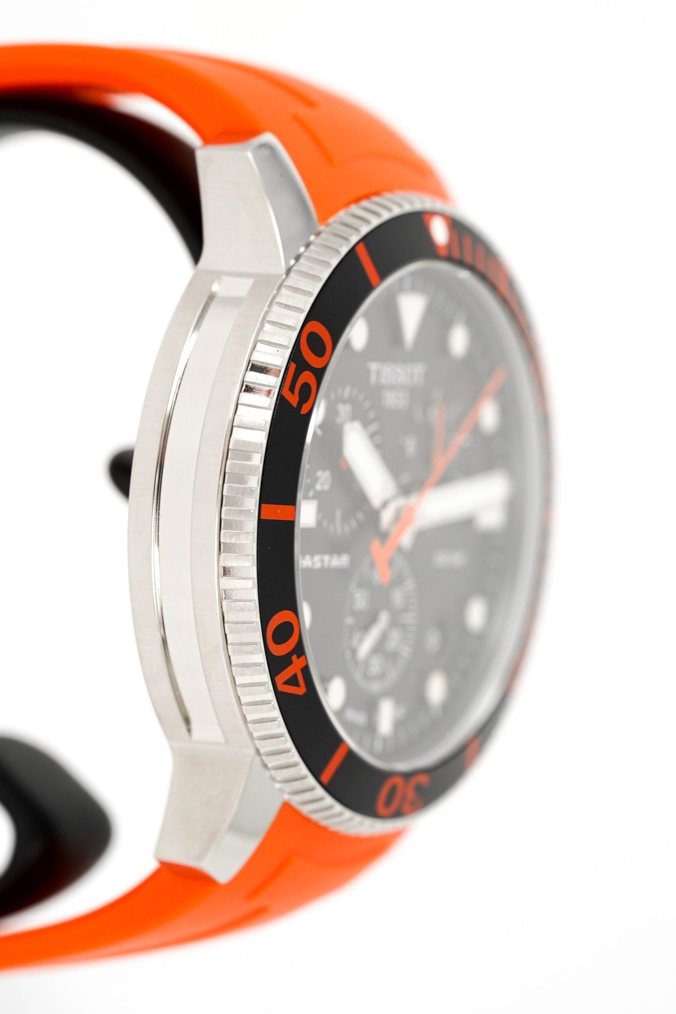 Tissot Chronograph Uhr SEASTAR 1000 Orange T1204171705101