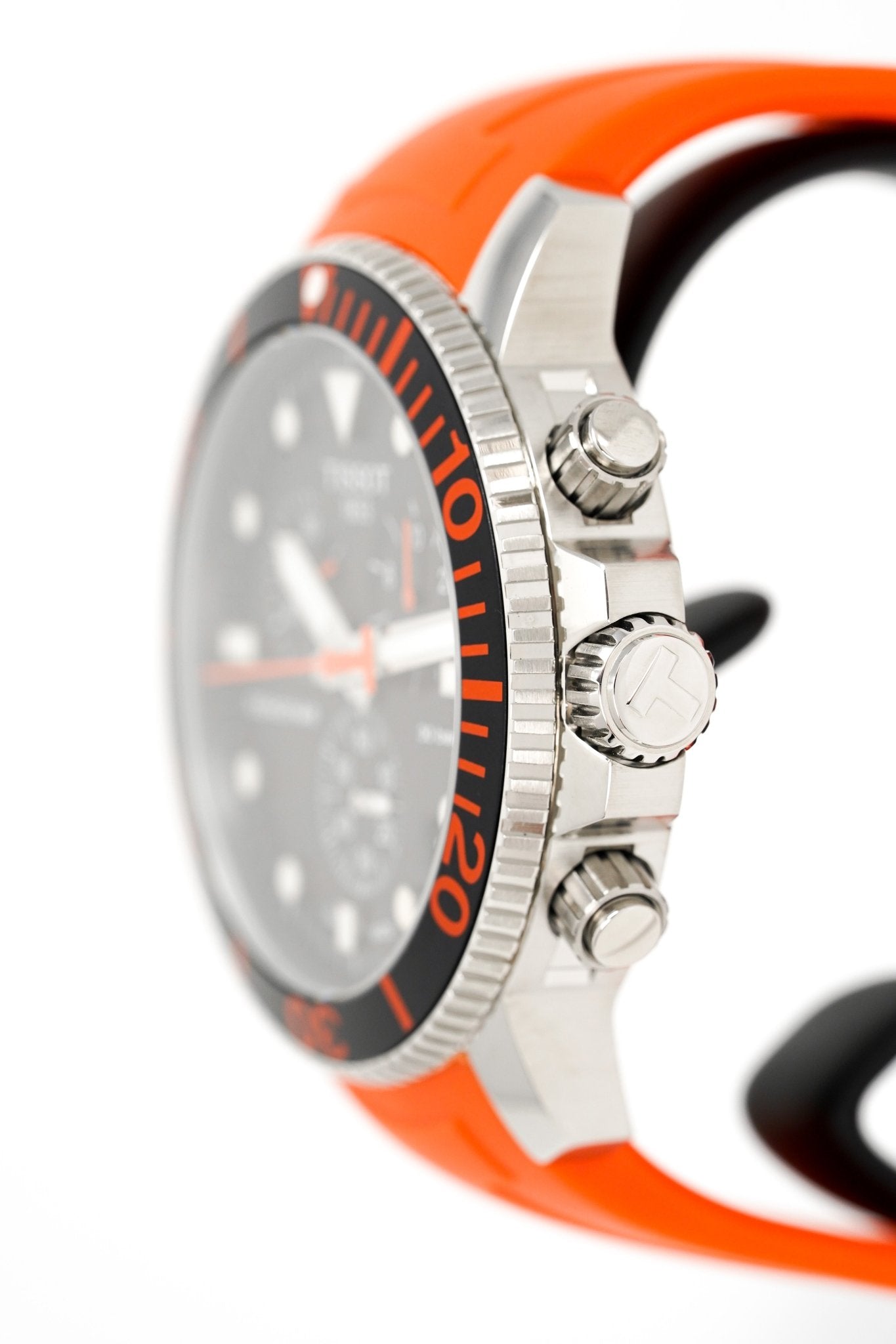 Tissot Chronograph Uhr SEASTAR 1000 Orange T1204171705101