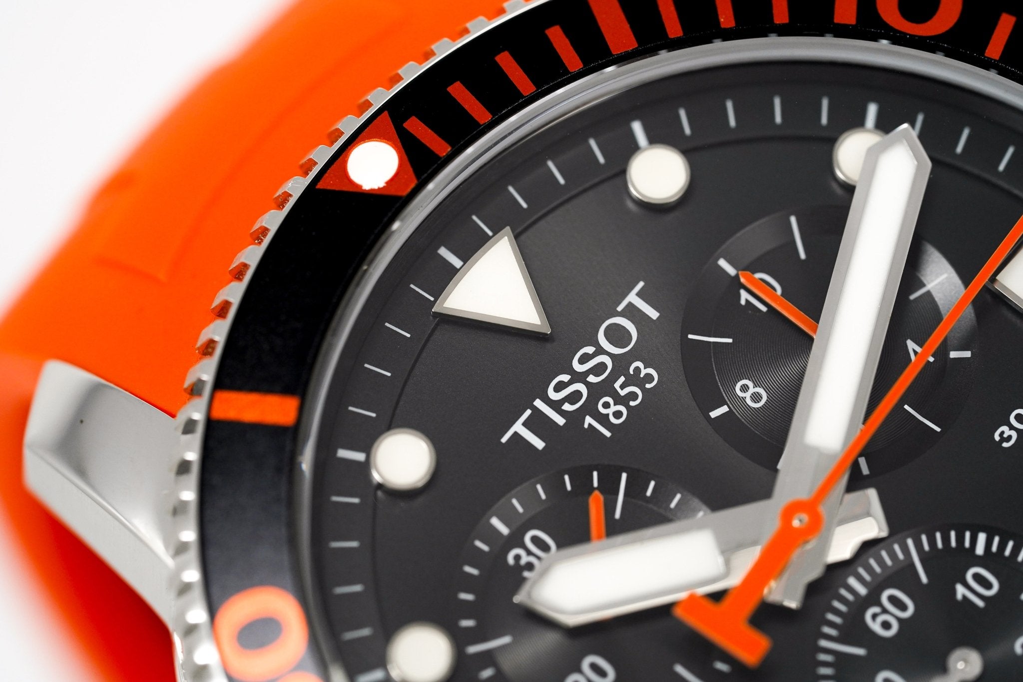 Tissot Chronograph Uhr SEASTAR 1000 Orange T1204171705101