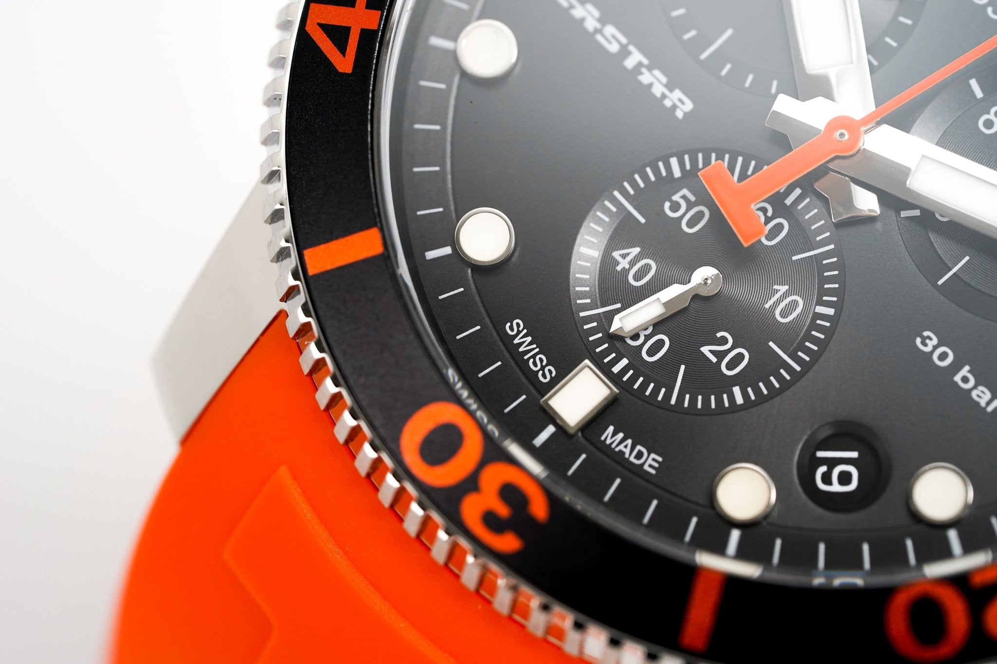 Tissot Chronograph Uhr SEASTAR 1000 Orange T1204171705101