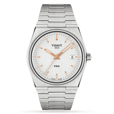 Tissot PRX – Silberne Herrenuhr T1374101103100