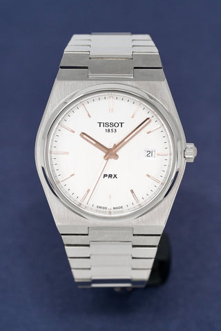 Tissot PRX – Silberne Herrenuhr T1374101103100