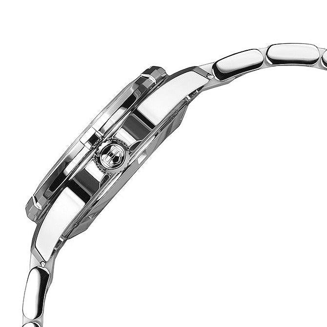 Tag Heuer Aquaracer Diamonds White Dial Two Tone Steel Strap Watch for Women - WAY131D.BA0914