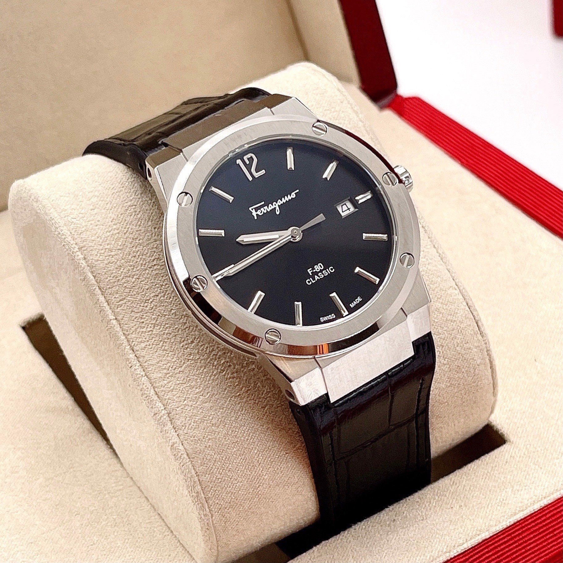 F 80 Classic Salvatore Ferragamo Watch Mens Ferragamo F80