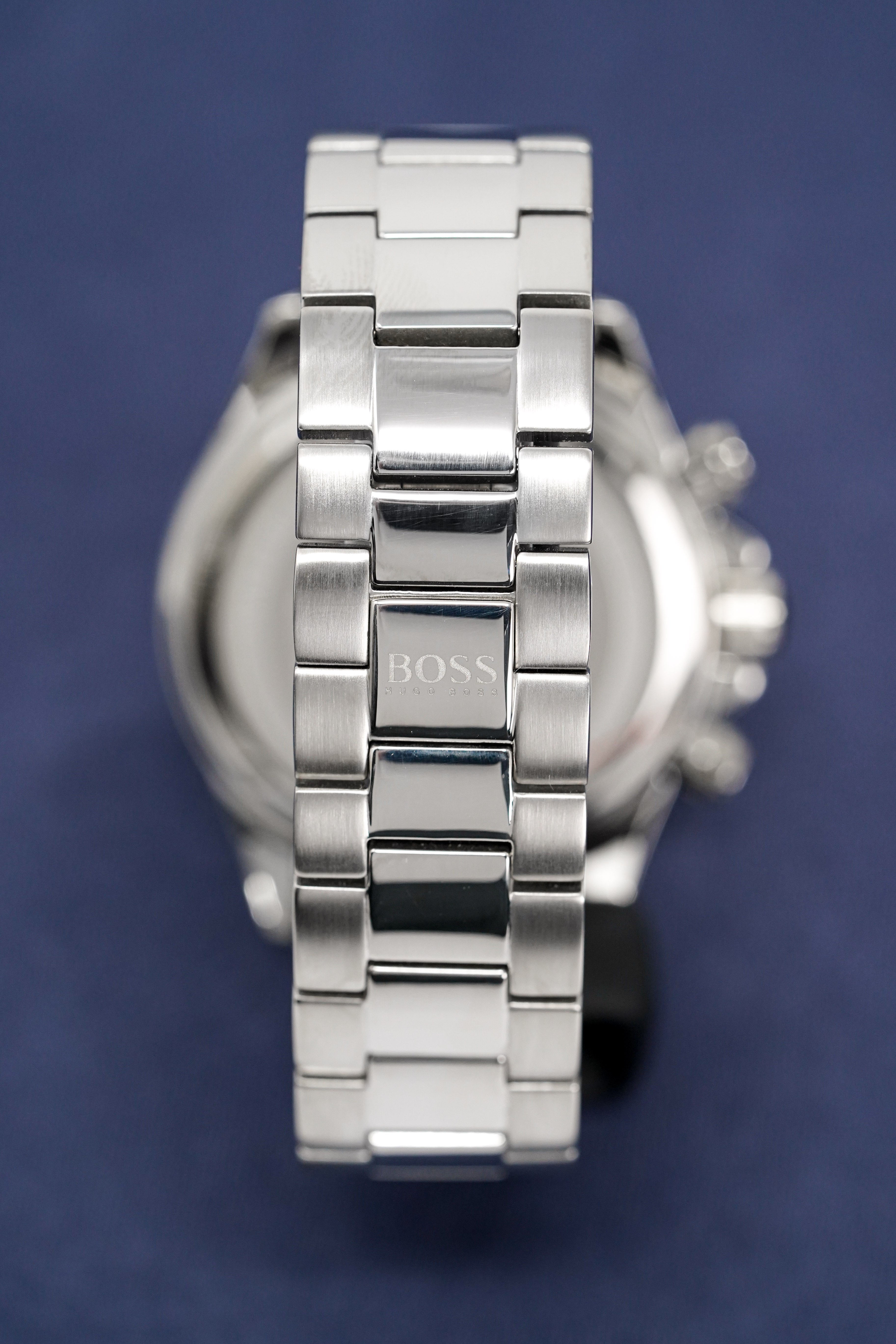 Hugo Boss Herrenuhr Chronograph Ikon Blau HB1512963